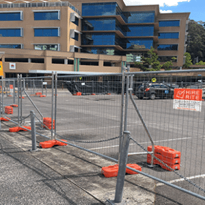 temporary construction fence hire