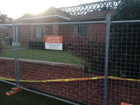 Insurance Make Safe Temporary Fencing Hire Wollongong 6 make safe temporary fencing hire